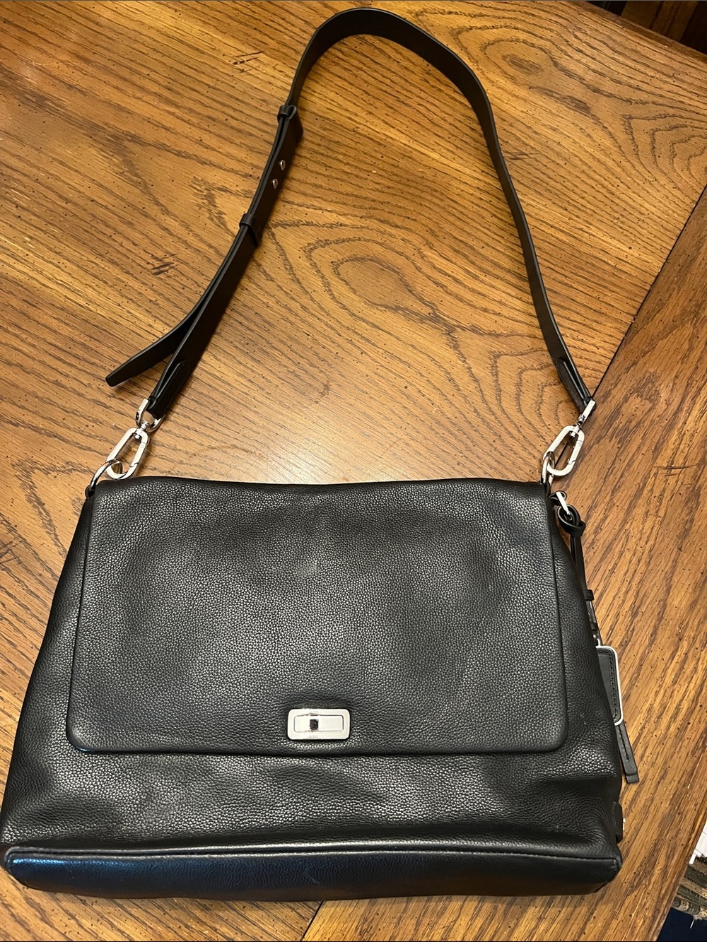 Tumi Stanton Noelle leather messenger‎ bag